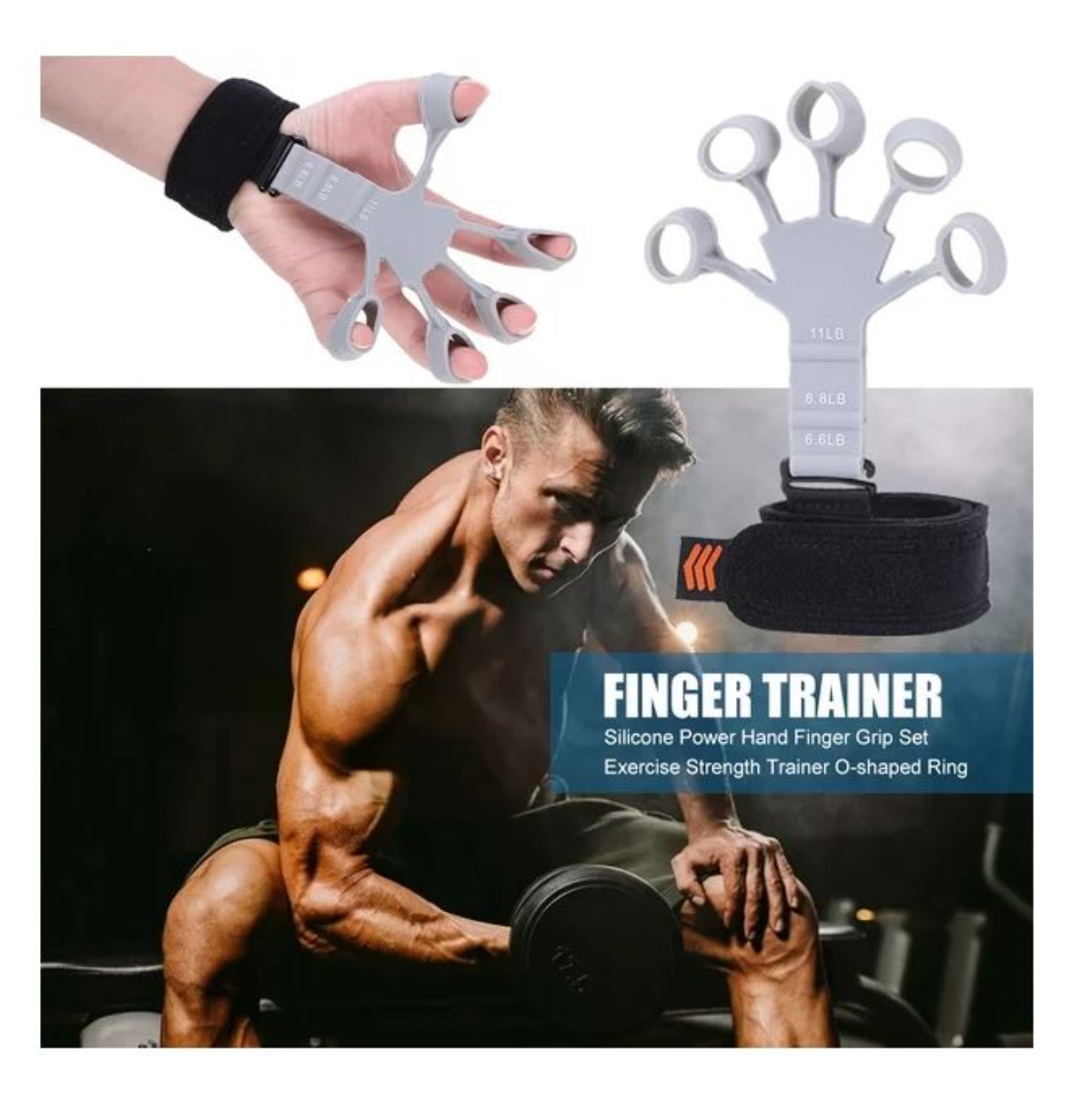 Miniatura 3 de Fortalecedor Agarre Mano Extensión Fuerz